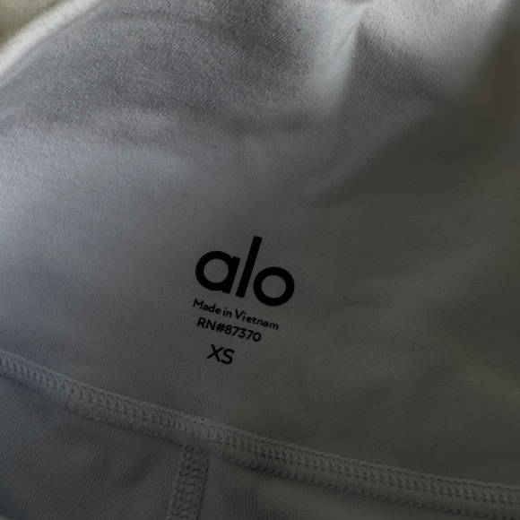 Alo Yoga 7/8 High-Waist Airbrush Legging White XS - Picture 4 of 7